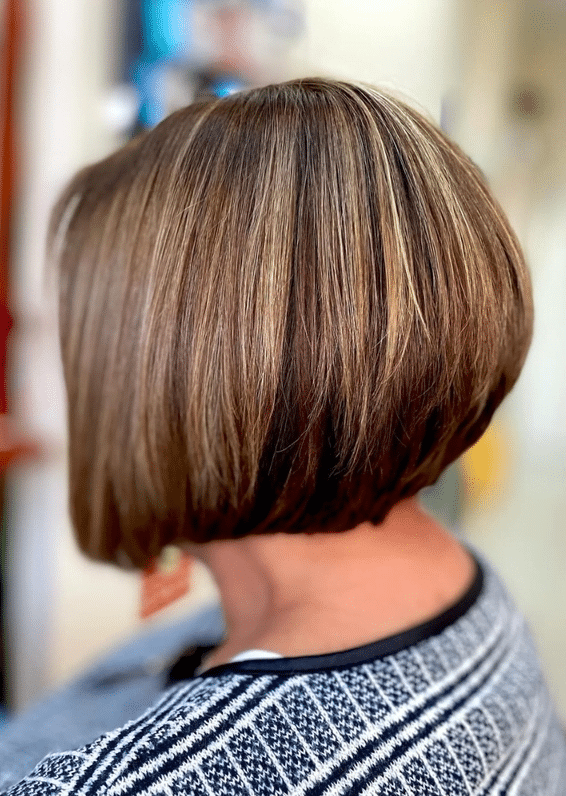 Corte de pelo estilo Bob para señora en peluquería Más que Guapo's La Cuesta